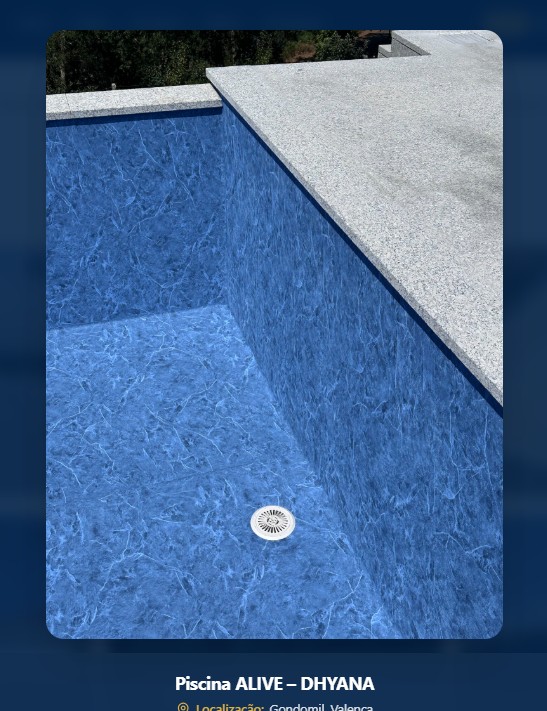 Piscina ALIVE – DHYANA — Obras Realizadas, Coberturas Planas